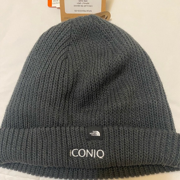 The North Face Other - The North Face Dark Asphalt Gray Knit Beanie